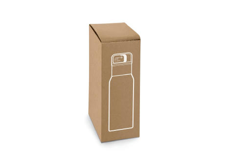 NICKLAUS. Edelstahlflasche (91% recycelt) mit vakuumisolierter Doppelwand 590 mL