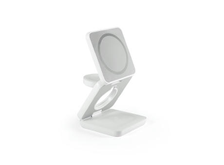 BROGLIE. Superschnelles 15W 3-in-1 magnetisches kabelloses Ladegerät aus Recyceltes ABS (100% rABS)