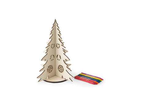 PINERY. Zerlegbarer Weihnachtsbaum aus Holz zum Bemalen