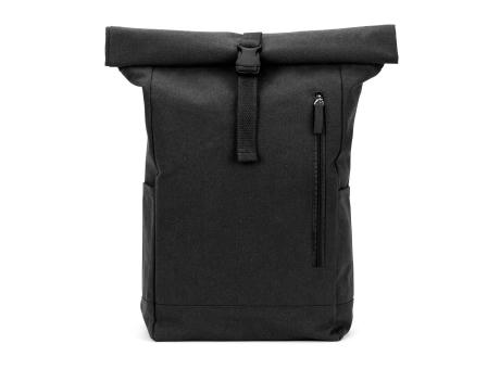 SAINT. Roll-Top-Rucksack aus recyceltem Baumwolle und recyceltem Polyester (380 g/m²)
