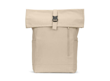 SAINT. Roll-Top-Rucksack aus recyceltem Baumwolle und recyceltem Polyester (380 g/m²)