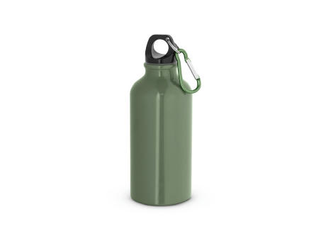 LANDSCAPE S. Aluminium-Sportflasche mit Karabiner 400 ml