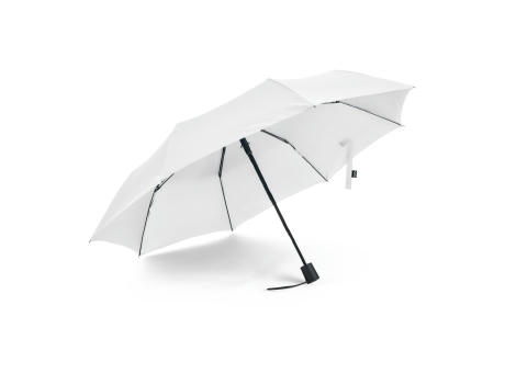 SKYLAR. 2-in-1-Regenschirm mit Einkaufstasche inklusive. Dieser ist aus recyceltem Polyester