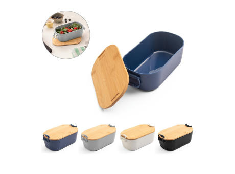 MAHLEB. Luftdichte PP-Box mit Bambusdeckel