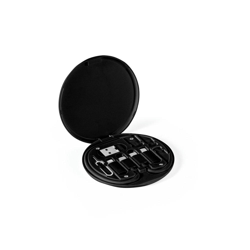 SYSTROM. Superschnelles Ladekabel und Adapter-Set aus Recyceltes ABS (100% rABS)