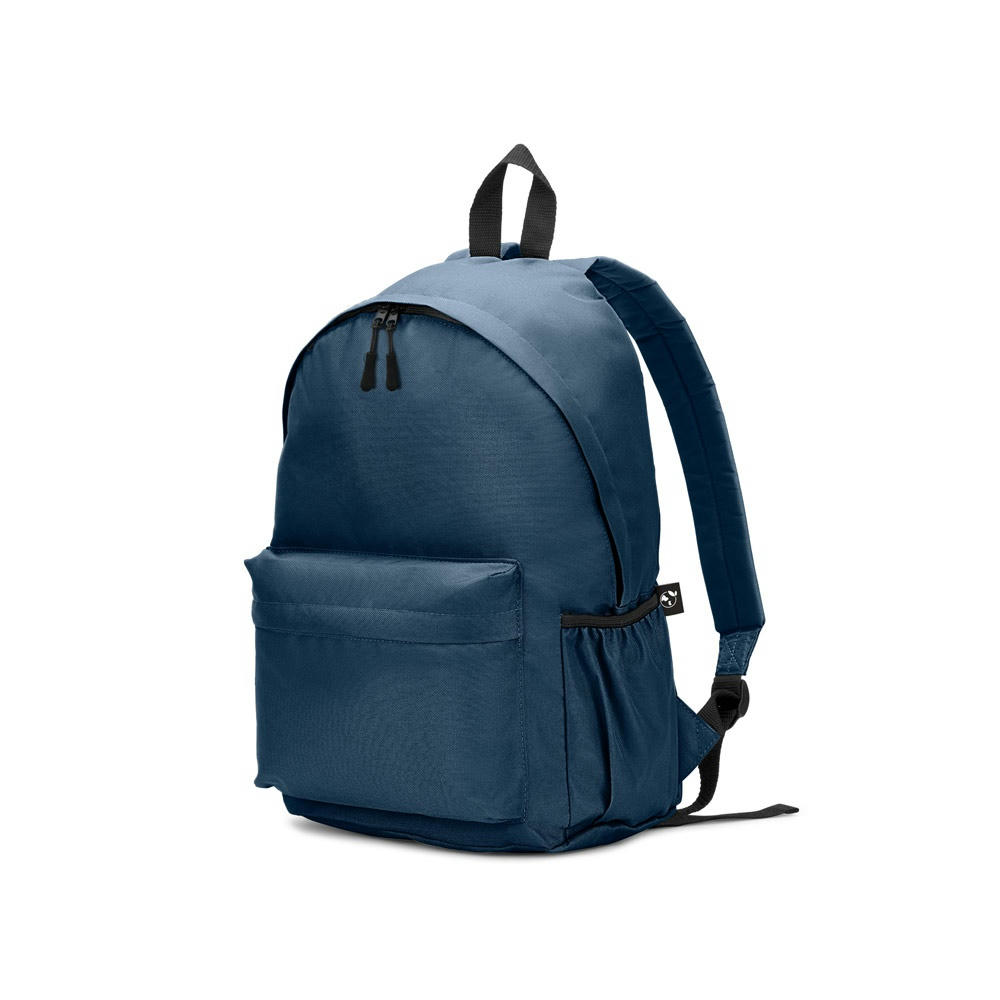 ROSARIO. Klassischer Rucksack mit zeitlosem Design aus recyceltem 600D Polyester