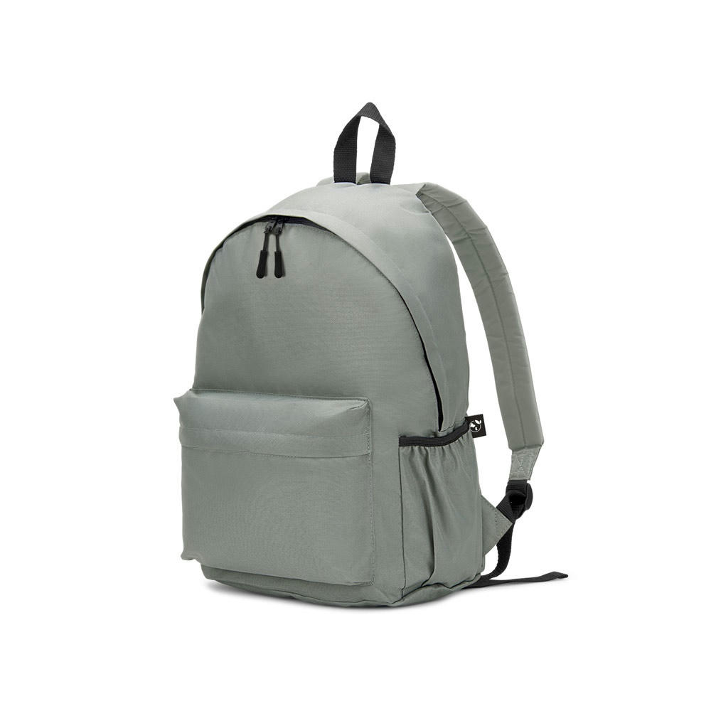 ROSARIO. Klassischer Rucksack mit zeitlosem Design aus recyceltem 600D Polyester