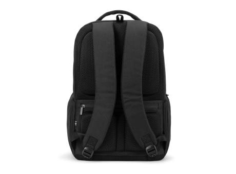 COPENHAGEN. Wasserabweisender Rucksack aus recyceltem Twill mit zwei großen Fronttaschen, 17'3 Zoll