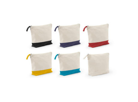 DAPHNE. Kosmetiktasche aus 100 % Baumwolle (340 g/m²), zweifarbig