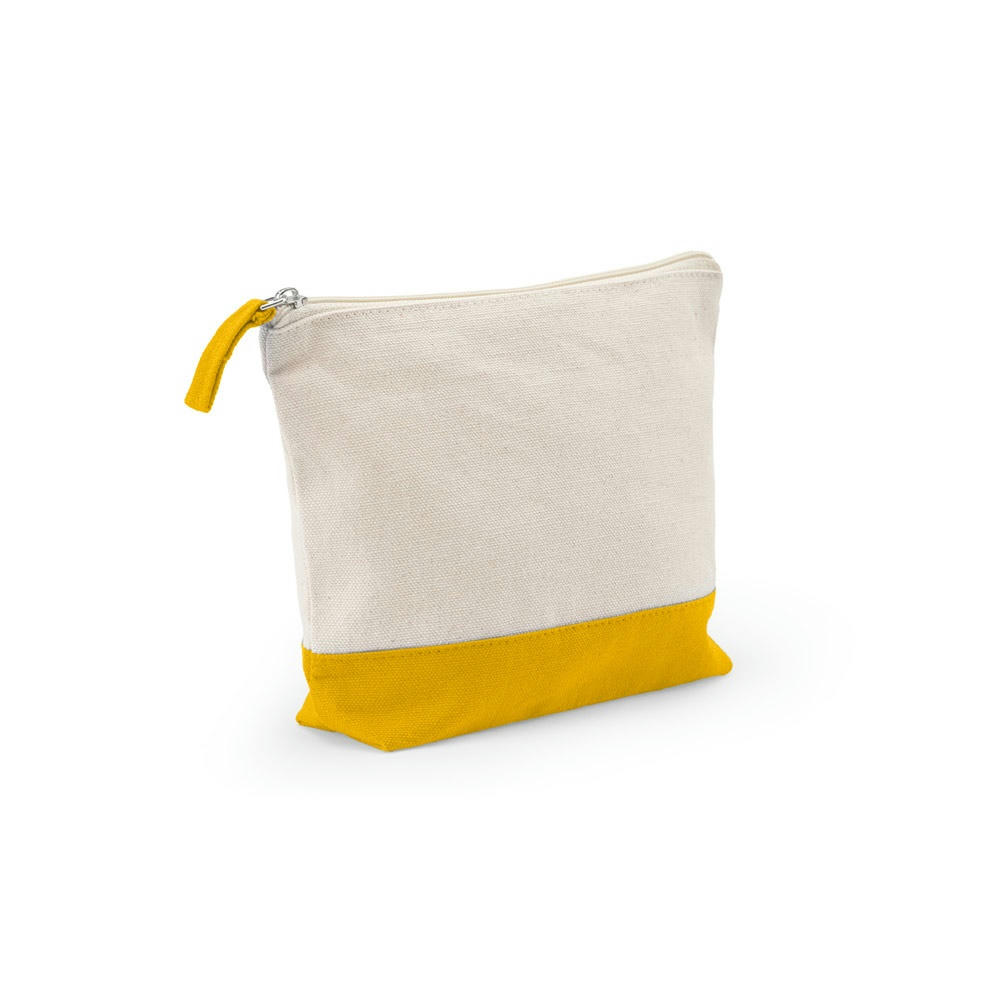 DAPHNE. Kosmetiktasche aus 100 % Baumwolle (340 g/m²), zweifarbig