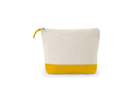 DAPHNE. Kosmetiktasche aus 100 % Baumwolle (340 g/m²), zweifarbig