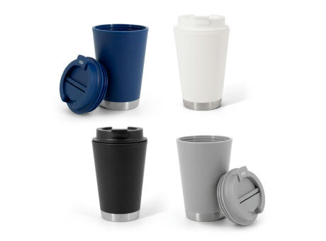 FIGLIOLI. Doppelwandiger, auslaufsicherer Reisebecher aus PP