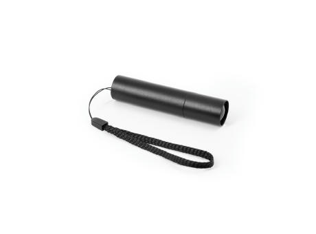 BRUCE. Wiederaufladbare Taschenlampe aus recyceltem Aluminium (100 % rAL) mit 30 mm ausziehbarer Spitze