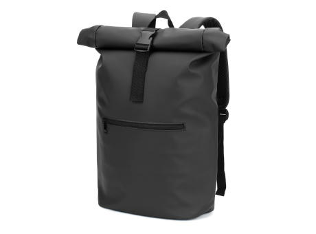 PORTLAND. Roll-Top-Rucksack aus PU mit Laptopfach, 16“