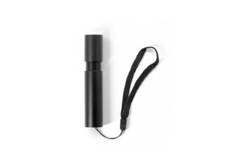 BRUCE. Wiederaufladbare Taschenlampe aus recyceltem Aluminium (100 % rAL) mit 30 mm ausziehbarer Spitze