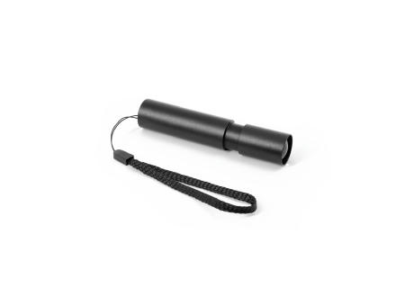 BRUCE. Wiederaufladbare Taschenlampe aus recyceltem Aluminium (100 % rAL) mit 30 mm ausziehbarer Spitze