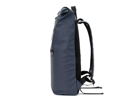 PORTLAND. Roll-Top-Rucksack aus PU mit Laptopfach, 16“
