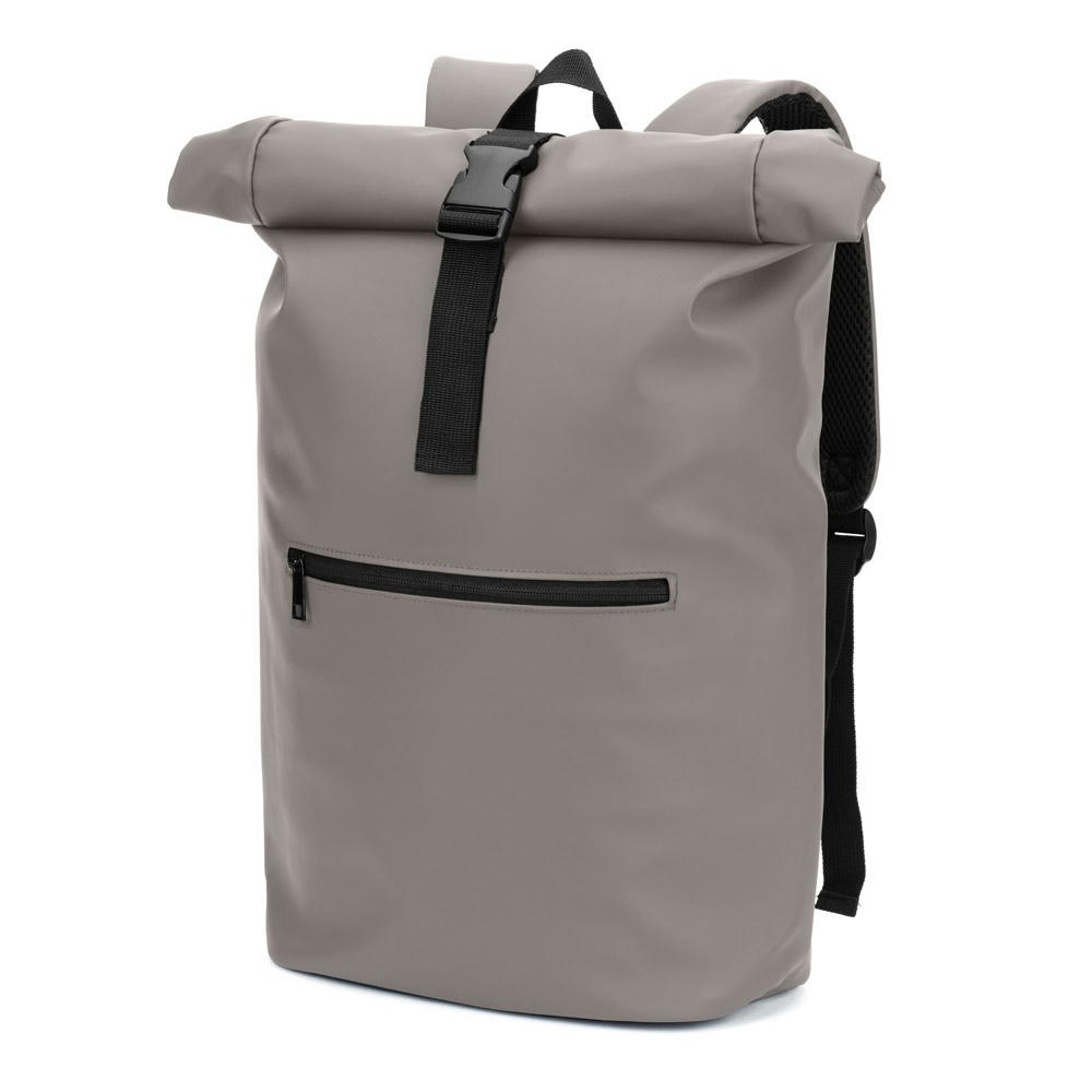 PORTLAND. Roll-Top-Rucksack aus PU mit Laptopfach, 16“