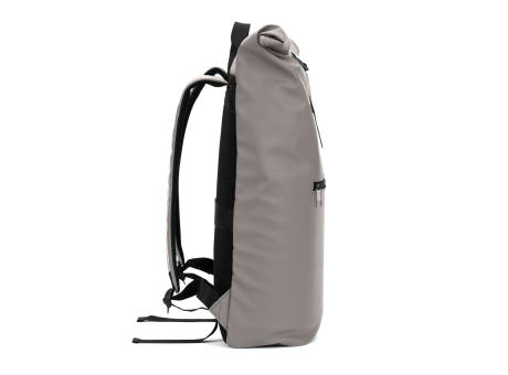 PORTLAND. Roll-Top-Rucksack aus PU mit Laptopfach, 16“