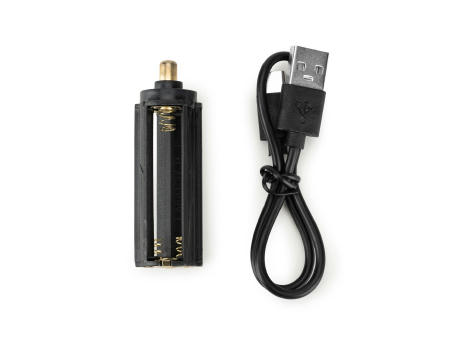 YVIAN. Wiederaufladbare Taschenlampe aus Aluminium (100% rAL) mit 10 W Leistung