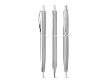 DOOLI. Kugelschreiber aus Edelstahl (53 % recycelt) mit glänzendem Gehäuse