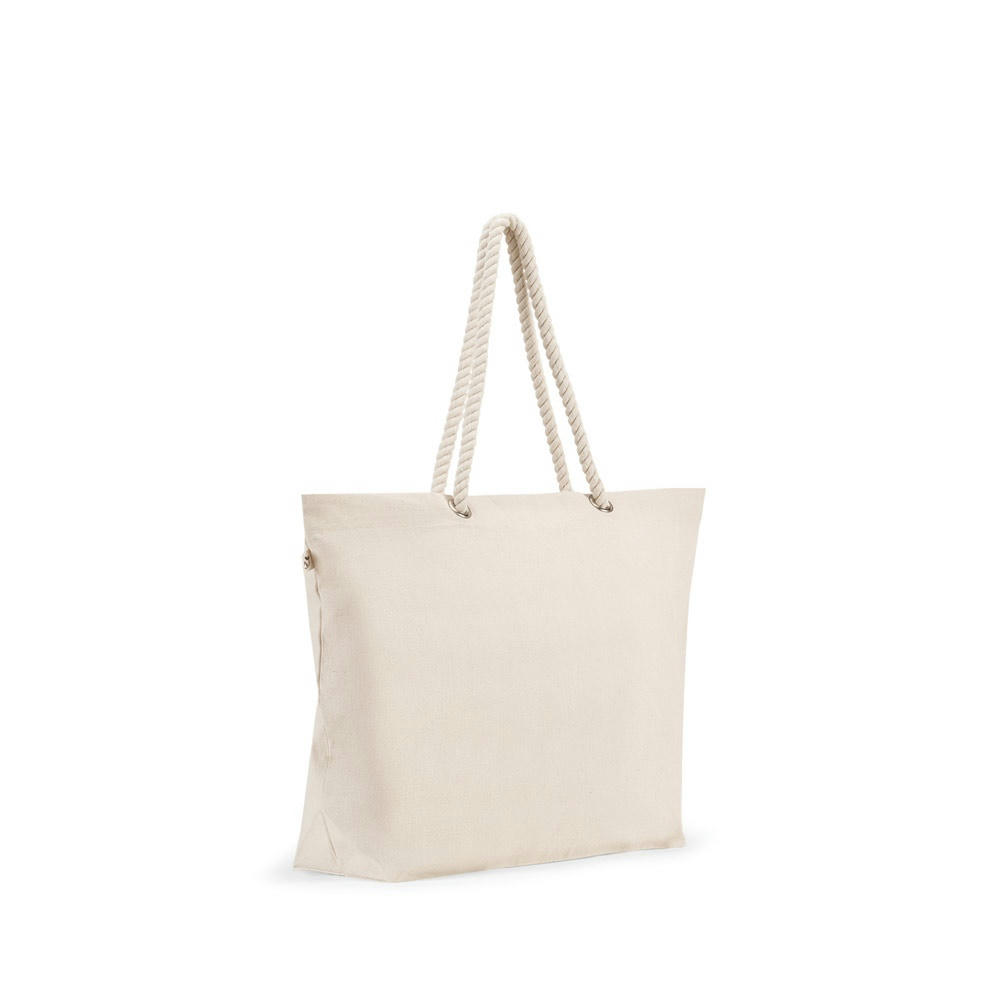 ATHENS. Strandtasche aus recycelter Baumwolle (70 %) und recyceltem Polyester (30 %) (220 g/m²)