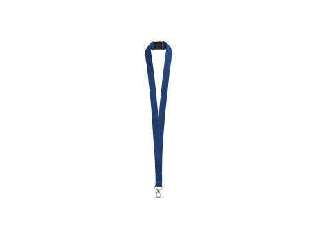 LEEDS. Lanyard aus Polyester mit Sicherheitsverschluss
