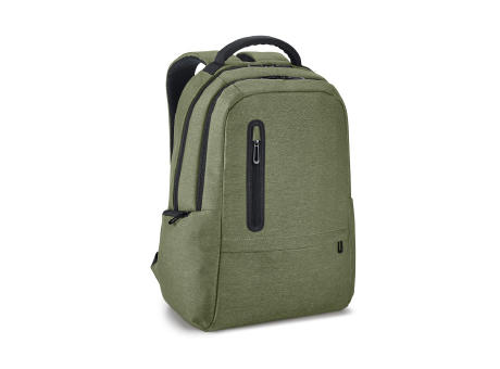 BOSTON. Wasserdichter 2Tone Nylon 17'' Laptop-Rucksack