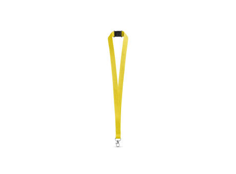 LEEDS. Lanyard aus Polyester mit Sicherheitsverschluss