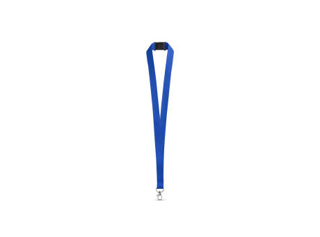LEEDS. Lanyard aus Polyester mit Sicherheitsverschluss