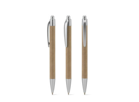 KYRA. Kugelschreiber aus 100 % recyceltem Papier und Details aus recyceltem ABS (100 % rABS)