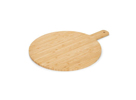 CHEESANO. Rundes Servierbrett aus Bambus