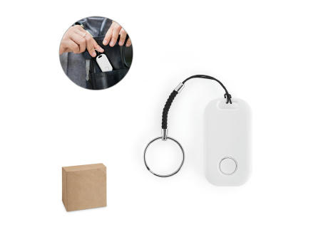 DAMY. Wireless Tracker mit kompaktem, leichtem Design aus recyceltem ABS (100 % rABS)