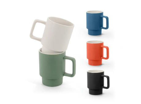 KUERTEN. Reisebecher aus Edelstahl mit Keramikbeschichtung innen 470ml