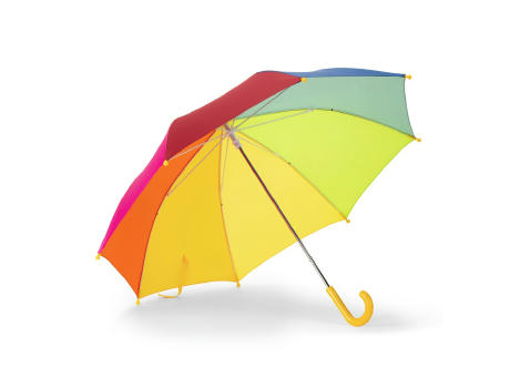 OLIVIA. Kinderregenschirm, 19“, bunt, aus 190T Polyester