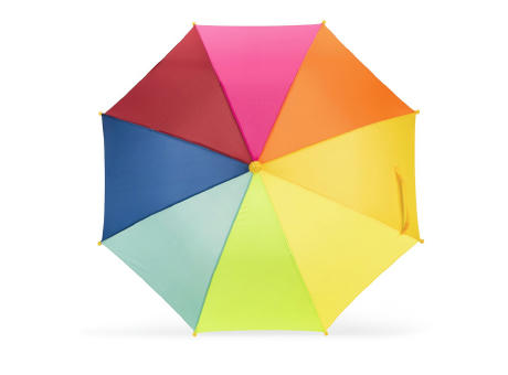 OLIVIA. Kinderregenschirm, 19“, bunt, aus 190T Polyester