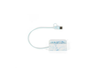 BERNERS HUB. Hub aus recyceltem ABS mit den Haupt-Ein- und Ausgängen