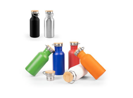 EWING. Edelstahlflasche (90 % recycelt) mit einwandiger Ausführung