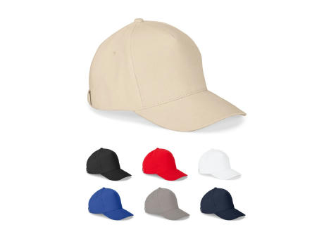 ASHTON. Kappe aus 100% Baumwolle (260gsm) mit 5 Segmenten