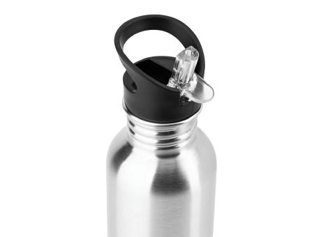 EDBERG. Edelstahlflasche mit einwandiger Ausführung