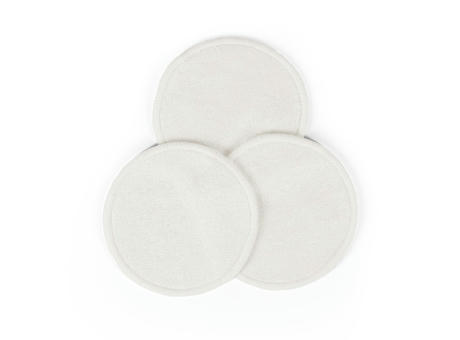 ELISE. Set mit 3 waschbaren und wiederverwendbaren Gesichtsreinigungspads