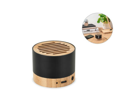 FERDINAND. Lautsprecher aus recyceltem Aluminium (100% rAL), 3 Stunden Akkulaufzeit