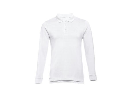 THC BERN WH II. Langarm-Poloshirt aus Baumwolle für Herren
