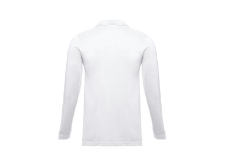 THC BERN WH II. Langarm-Poloshirt aus Baumwolle für Herren