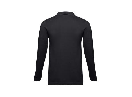 THC BERN II. Langarm-Poloshirt für Herren aus kardierter Baumwolle