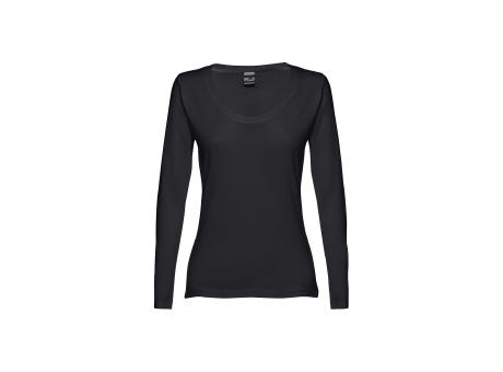 THC BUCHAREST WOMEN II. Langärmeliges tailliertes T-Shirt für Frauen aus Baumwolle