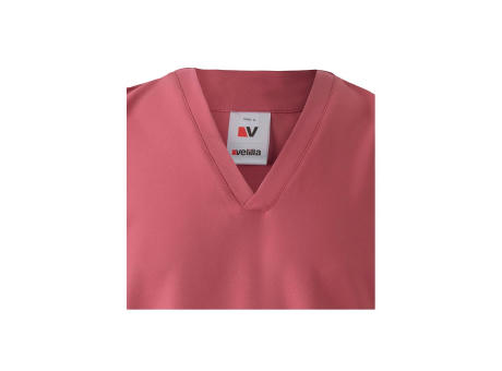 VL FLORA. Kurzarm-Tunika (140 g/m²), aus 100 % Mikrofaser