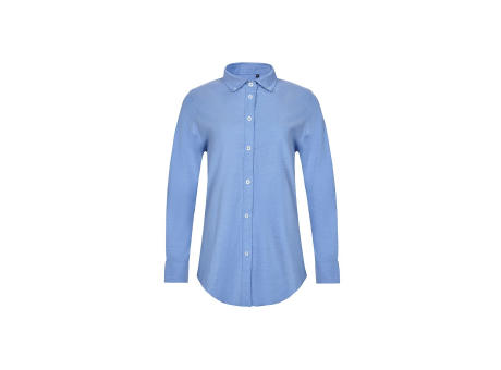 VL PRITHVI WOMEN. Hemd Oxford (180 g/m²) für Damen, aus Baumwolle (50 %), Polyester (45 %) und Elasthan (5 %)