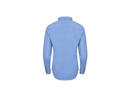 VL PRITHVI WOMEN. Hemd Oxford (180 g/m²) für Damen, aus Baumwolle (50 %), Polyester (45 %) und Elasthan (5 %)