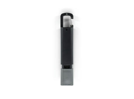 WIGGINS. ABS-Taschenlampe mit einer 2-W-LED-Leuchte (53 Lumen) an der Vorderseite und einer COB-Leuchte (53 Lumen) an der Oberseite